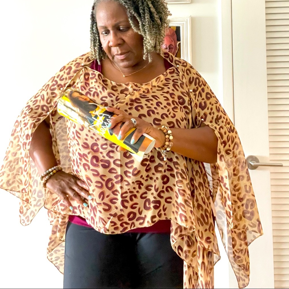 Purr-fect Animal Print Scarf